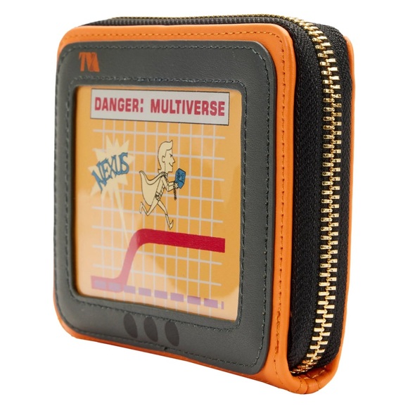 Loungefly Disney Marvel Loki TVA Miss Minutes Zip Around Wallet - Picture 14 of 16